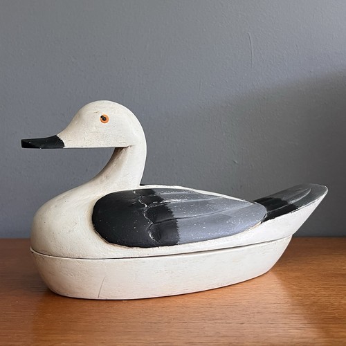 Wooden bird seagull - seagull, duck