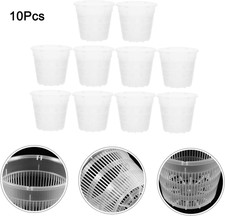10Pcs Transparent Orchid Pot