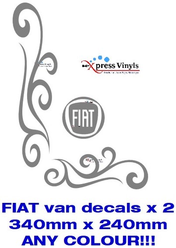 Fiat motorhome window decals