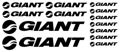 Giant mountain bike stickers - bike,