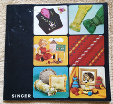 Vintage Singer Sewing Machine Book Applications Instruction Manual Book 1976