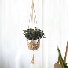1pc macrame flower pot hanging - pot,