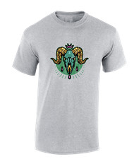 GOAT SKULL MENS T SHIRT COOL