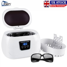 Digital Ultrasonic Cleaner 600ml  Jewellery Watch Sonic Clean Timer Cleaning
