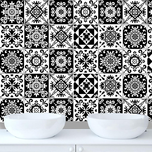 24pcs moroccan tile - moroccan, stickers