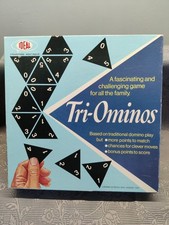 Vintage Tri-Ominos Game By