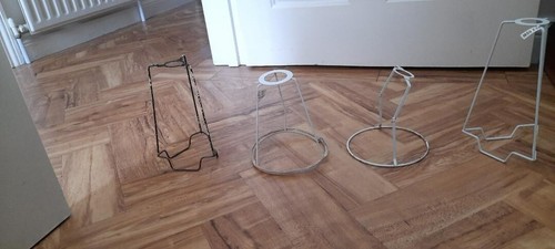 Vintage metal plastic shade - plastic,