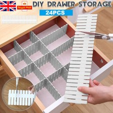 24PCS DIY Drawer Divider