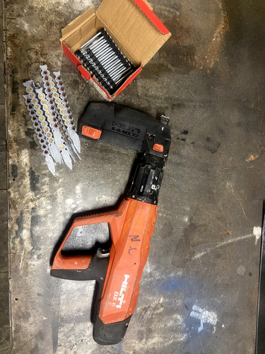Hilti nail gun with - 6-mx,