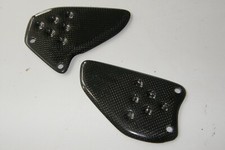 CARBON FIBRE Heel Plates Honda RC51 VTR SP1 SP2 RVT1000R