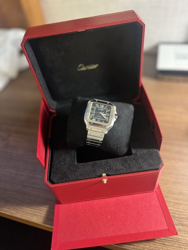 Cartier santos blue men - cartier, men's