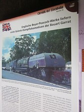 Chronicle of the Railway 1B: 1907 Englan Beyer Peacock Builds First Garrat