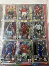 Topps Match Attax Premier League 2014/2015 Binder & 420+ Cards.