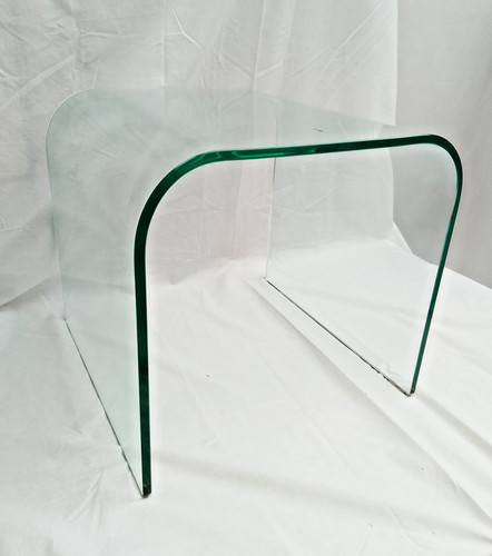 Aquamarine square glass - aquamarine, coffee