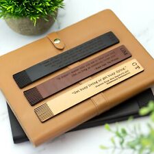 Personalised Leather Bookmark