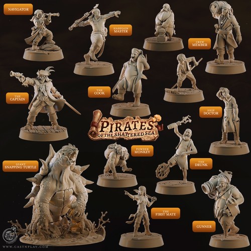 Pirate crew set dungeons - crew, |