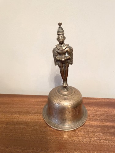 Antique indian brass hanuman - indian,