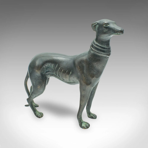 Antique greyhound figure - antique,