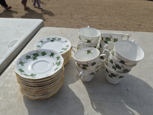 Vintage colclough ivy - ivy, leaf