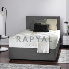 DIVAN BED ORTHOPAEDIC SET WITH MATTRESS AND HEADBOARD 3FT 4FT6 Double 5FT King