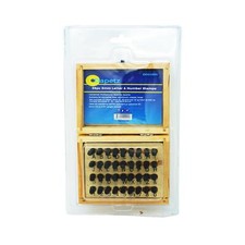 36pc Punches Set Numbers Alphabet Letters Stamps Metal Leather Wood 3mm