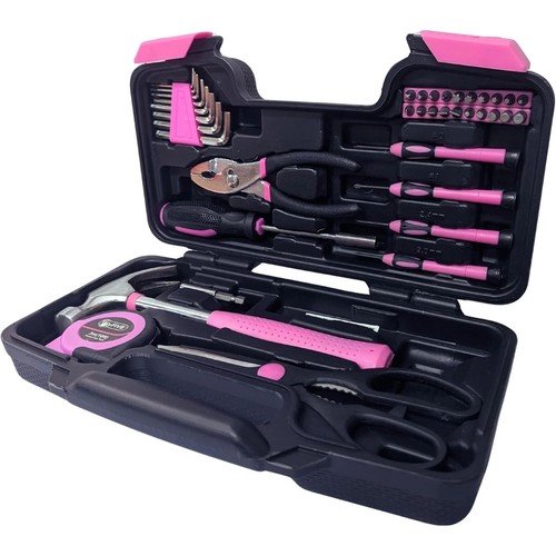 Ladies pink tool box - pink,