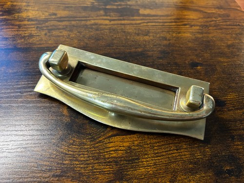 Reclaimed solid brass - reclaimed, letter