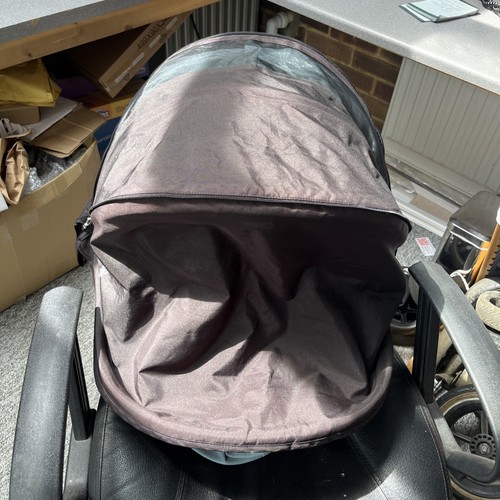Silver cross pop seat hood - cross,
