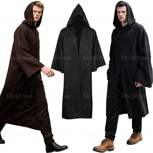 Hooded robe star wars jedi - robe,