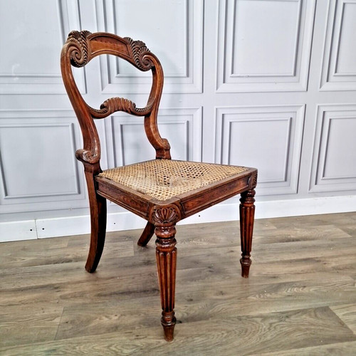 Antique carved chair - antique, solid