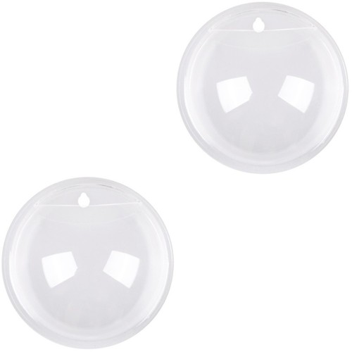 2pcs wall mounted acrylic - 2pcs,