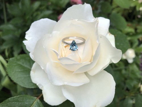 Platinum 950 pear cut - 950,