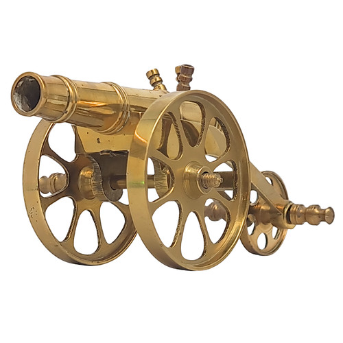 Vintage brass model field - field, gun