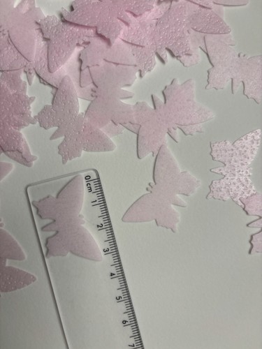 Precut pale pink edible - pink,