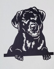 1x Labrador Dog Vinyl Sticker