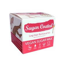 Sugar Coated Vegan Sugar Wax Leg Hair Removal Kit 200g