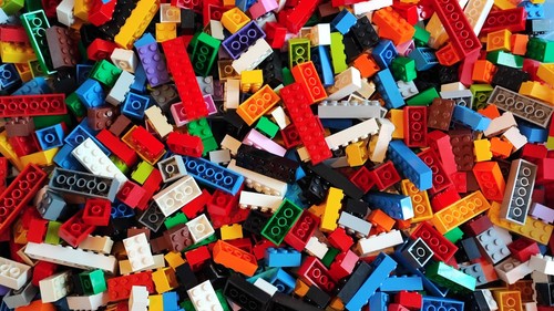 Lego bricks bundle x100 pieces - bricks,