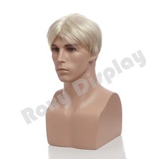 Male Fiberglass Mannequin Head
