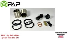 Front Brake Stainless piston seal rebuild kit Honda CH250 SPACY 1988