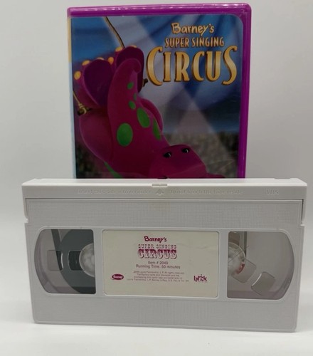 Barney super singing circus - singing,