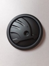 Skoda 110mm Matt Black Badge