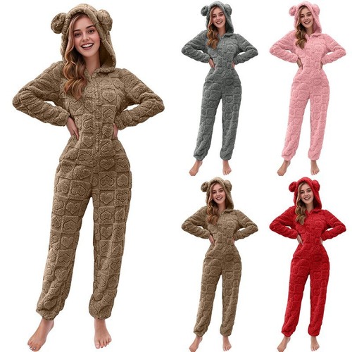 Lady teddy bear hooded - lady,