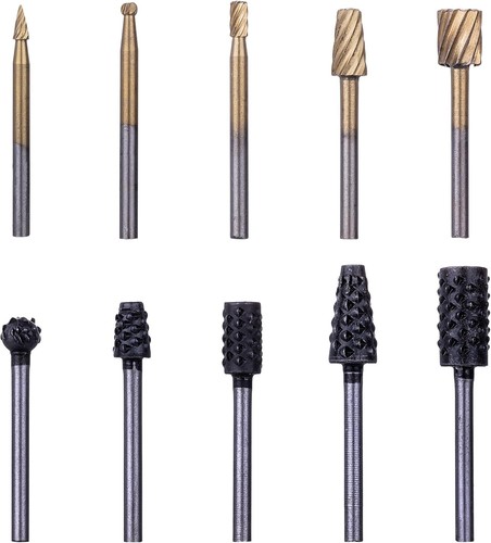 Wood carving rasp burr set - rasp,