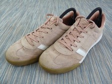 Skechers Trainers Womens UK 6.5 Suede Leather Eur 39.5 Zinger White Stripe