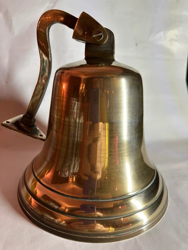 Vintage antique brass ships