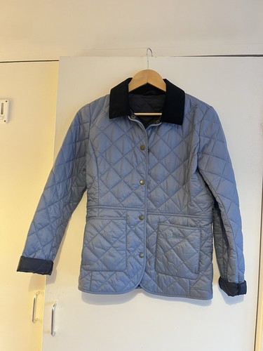 Ladies blue quilted barbour - blue,