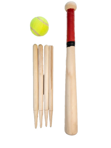 Wooden rounders set with - wooden,