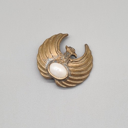 Vintage golden girl shield - girl,