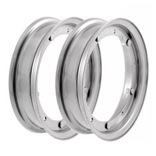 PAIR WHEEL RIMS 3.50/10
