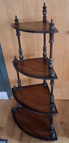 Vintage wooden tier corner - tier,